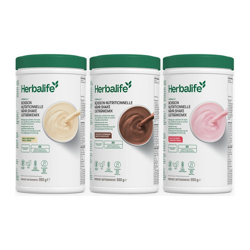 Lot de 3 boîtes Formula 1 Herbalife (parfums illustratifs, au choix à la commande)