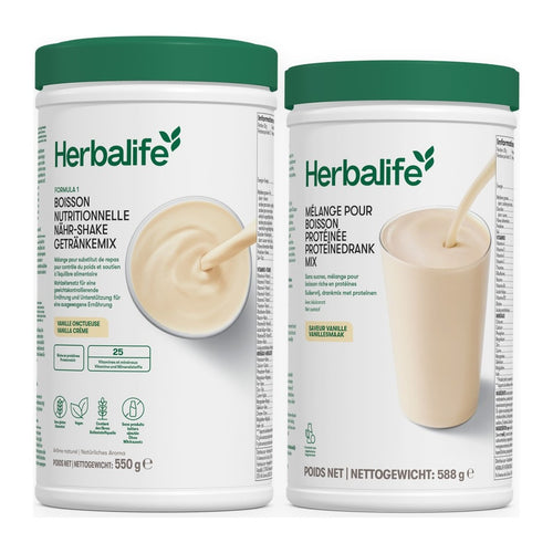 Pack Protéiné Herbalife : Formula 1 et Mélange pour boisson protéinée Vanille